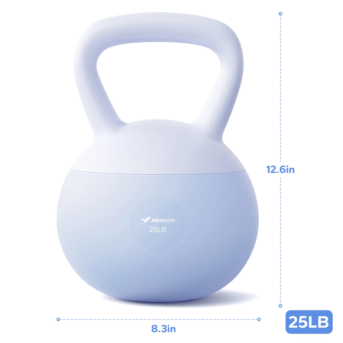 MERACH Soft Sided Sand Filled Kettlebell For Quiet Home Workouts