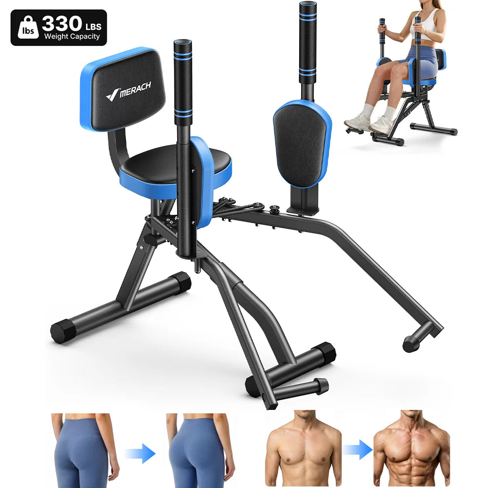 Merach Adjustable Hip Abductor Leg Trainer For Home Gym Glutes