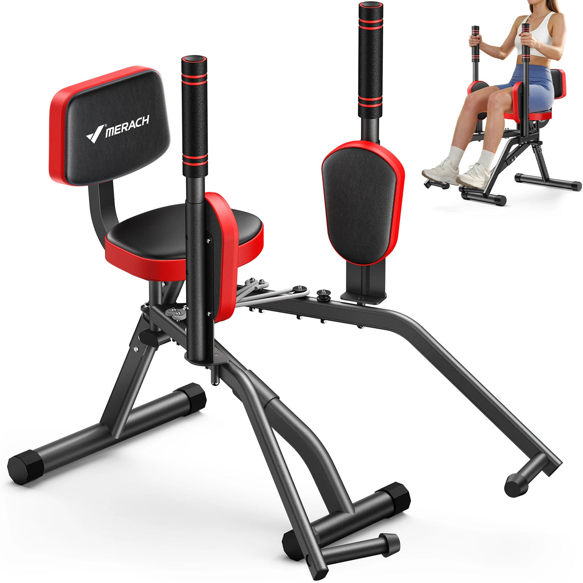 Merach Adjustable Hip Abductor Leg Trainer For Home Gym Glutes