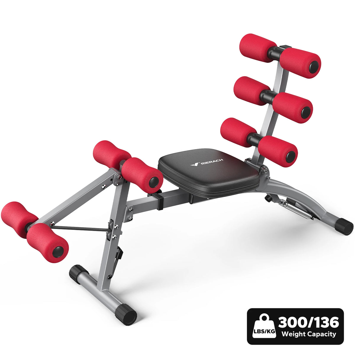 Merach Adjustable Ab Trainer Machine For Home Gym Fitness