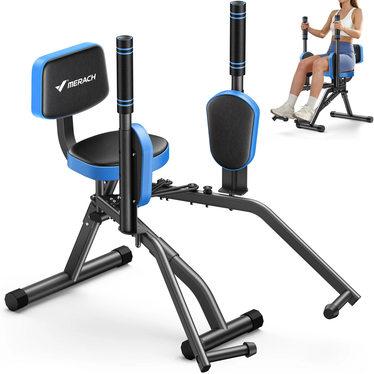 Merach Adjustable Hip Abductor Leg Trainer For Home Gym Glutes
