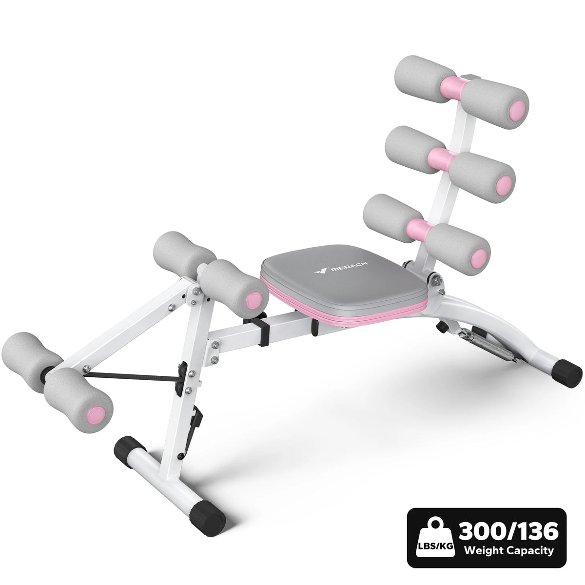 Merach Adjustable Ab Trainer Machine For Home Gym Fitness