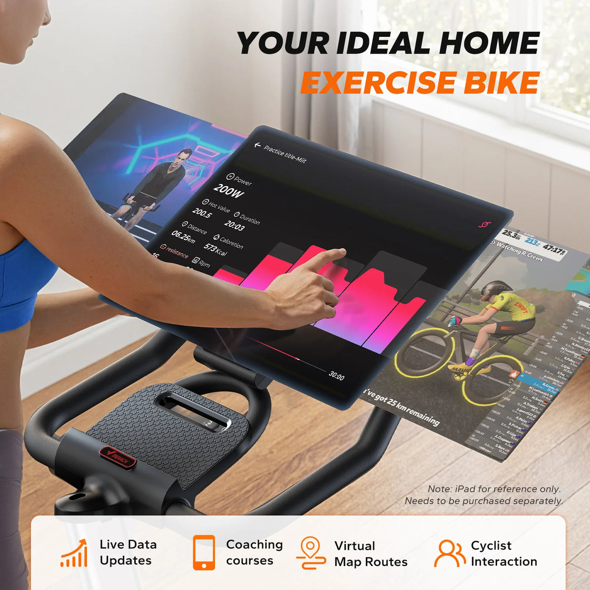 Merach Magnetic Resistance Indoor Cycling Exercise Bike