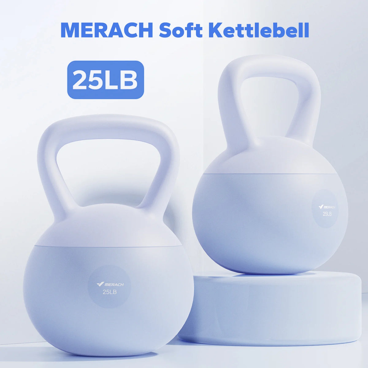 MERACH Soft Sided Sand Filled Kettlebell For Quiet Home Workouts