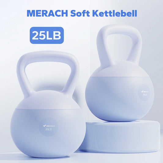 MERACH Soft Sided Sand Filled Kettlebell For Quiet Home Workouts