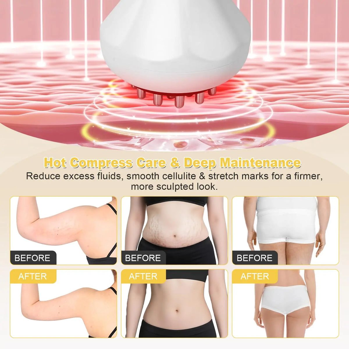 Jitesy Red Light Therapy Body Sculpting Massager With Heat