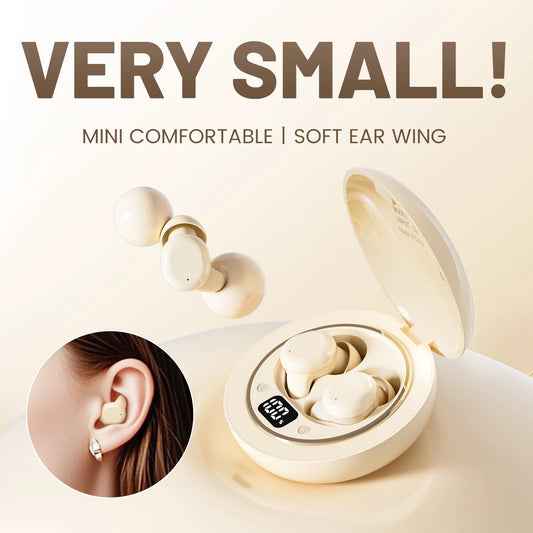 SHUKE Wireless Bluetooth Sleep Earbuds With Active Noise Canceling