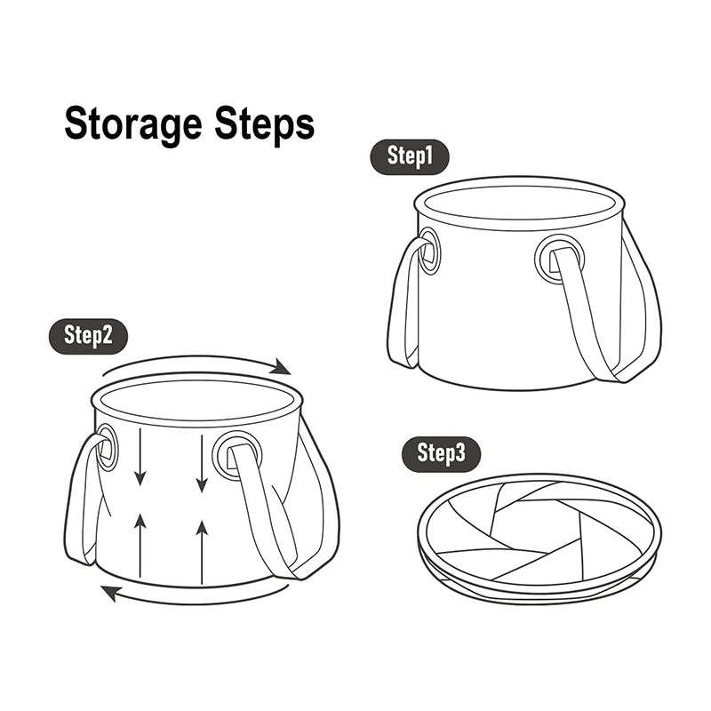 Naturehike Portable Foldable Waterproof Outdoor Storage Bucket