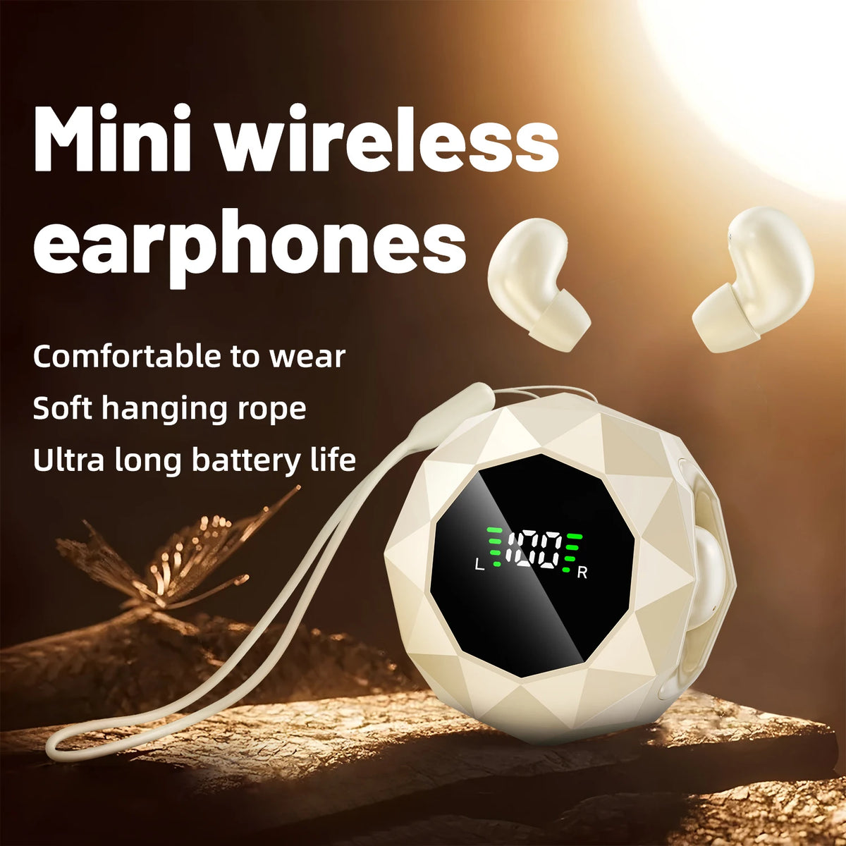 SHUKE Wireless Sleep Earbuds With Bluetooth Active Noise Cancellation