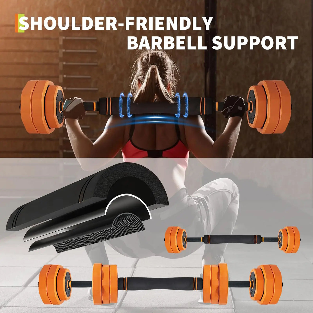 Adjustable Dumbbells Set With Connector For Home Gym Training