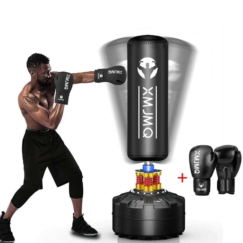 Lekaro Standing Boxing Post With Gloves Suction Cup Home Training