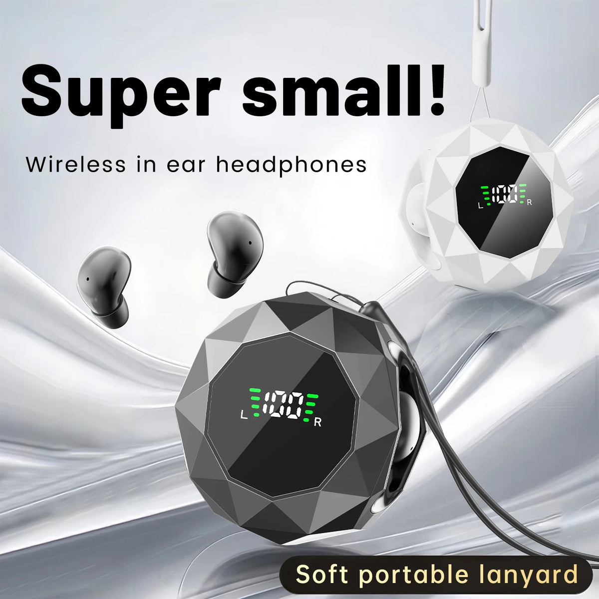 SHUKE Wireless Sleep Earbuds With Bluetooth Active Noise Cancellation