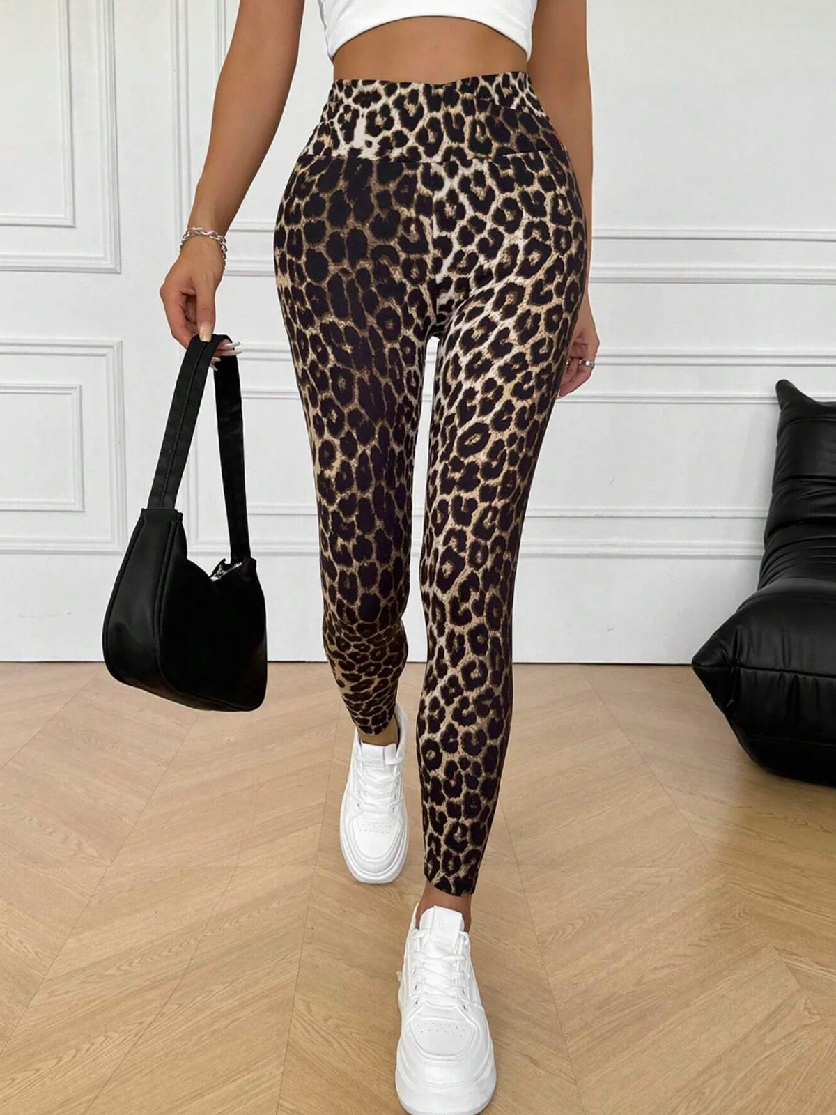 Women's High Waist Stretch Leggings For Workout And Yoga