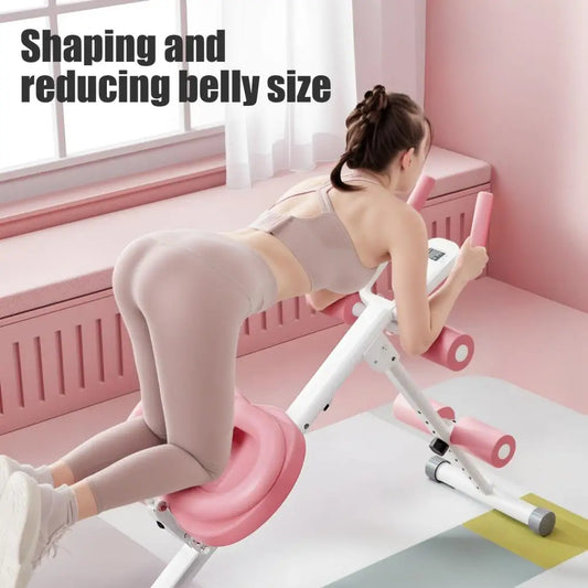 Adjustable Abdominal Trainer Machine With LCD Display For Core Workouts