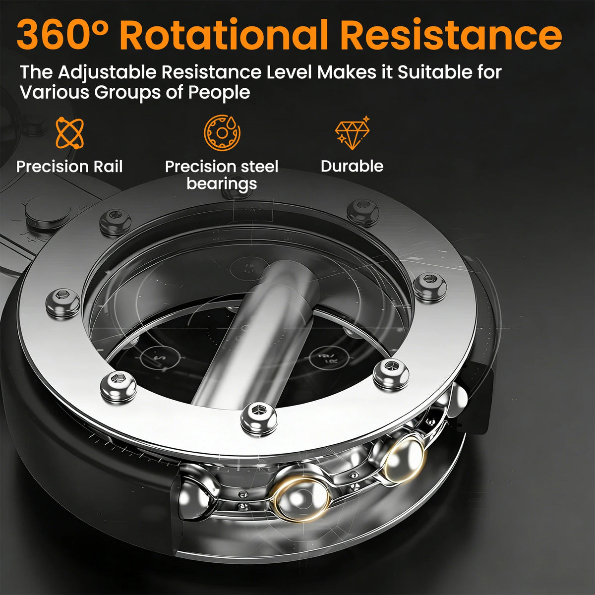 Multifunctional Forearm And Grip Strength Trainer For Arm Workouts