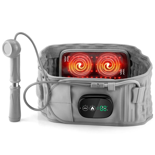 Hailicare USB Rechargeable Inflatable Heating Vibration Massage Belt