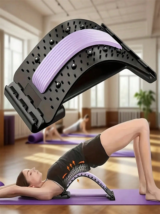 Adjustable Back Relaxer Waist Stretcher Cervical Support Yoga Aid Tool