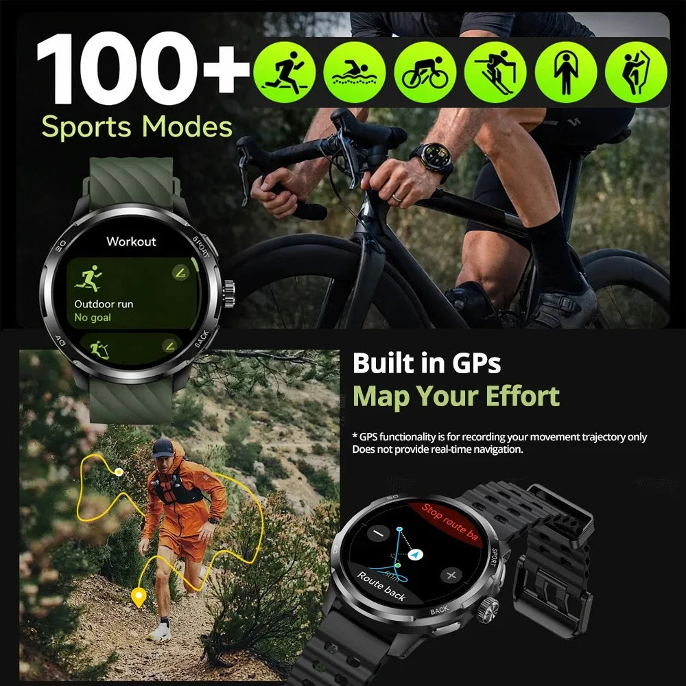 ULEFONE Armor Watch Pro AMOLED GPS Smartwatch With Health Tracking