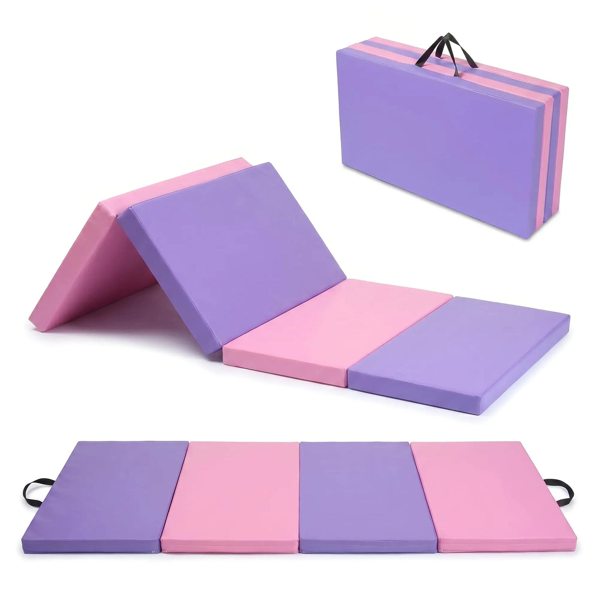 HiMISS Folding Gymnastics Mat For Home Gym Exercise And Training