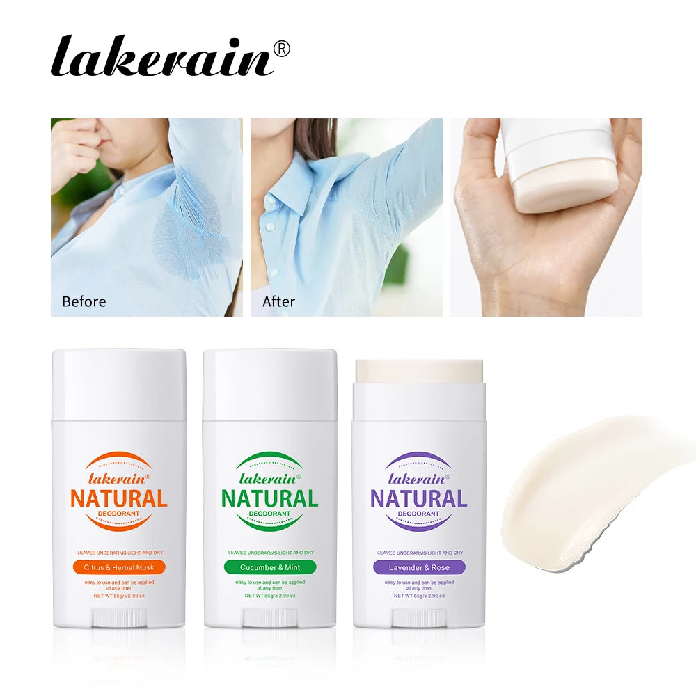 Natural Plant Formula Deodorant Long Lasting Antiperspirant For Fresh Armpits