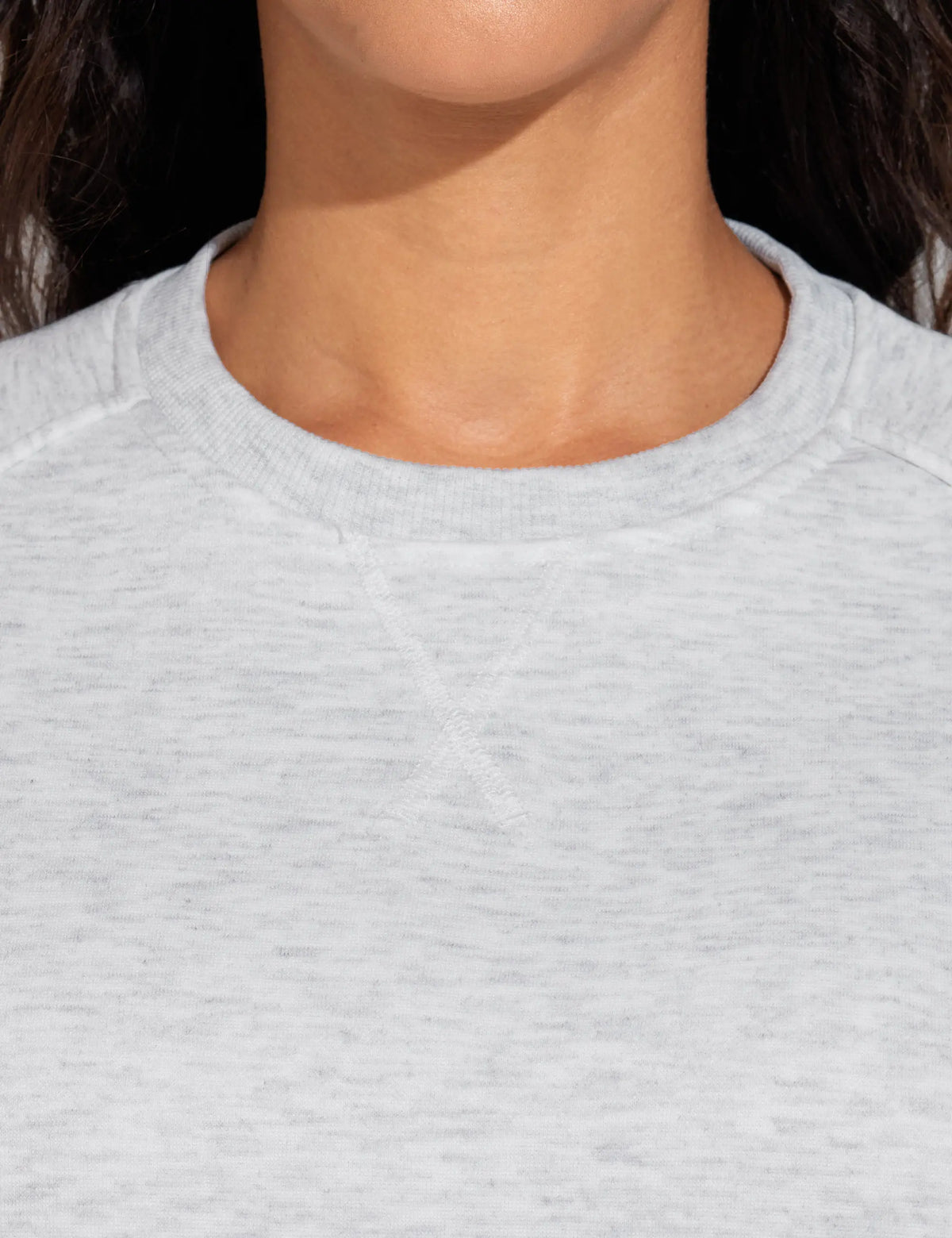 THE GYM PEOPLE Women's Fleece Crewneck Workout Sweatshirt