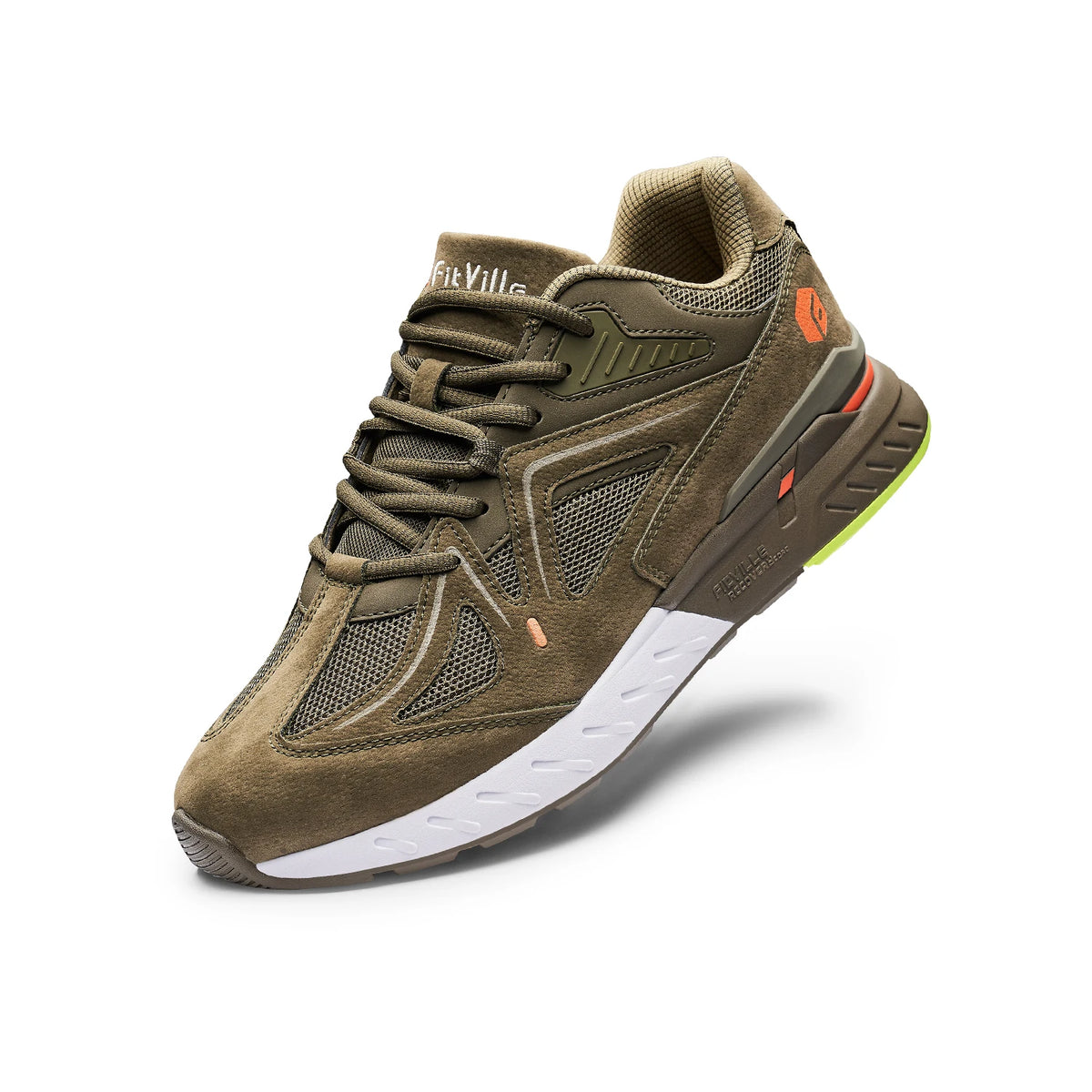 Fitville Men's Extra Wide Walking Shoes Lightweight Arch Support Sneakers