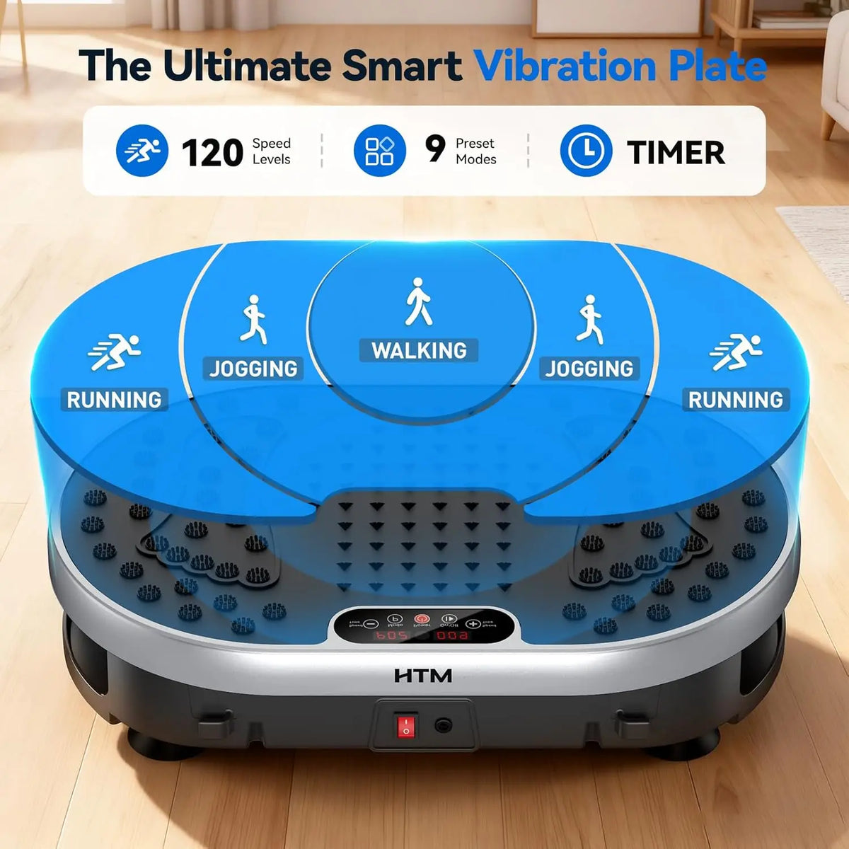 HTM Vibration Plate Exercise Machine For Home Fitness