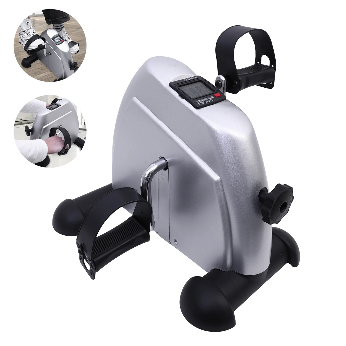 Mini Under Desk Pedal Exerciser With Digital Display For Home