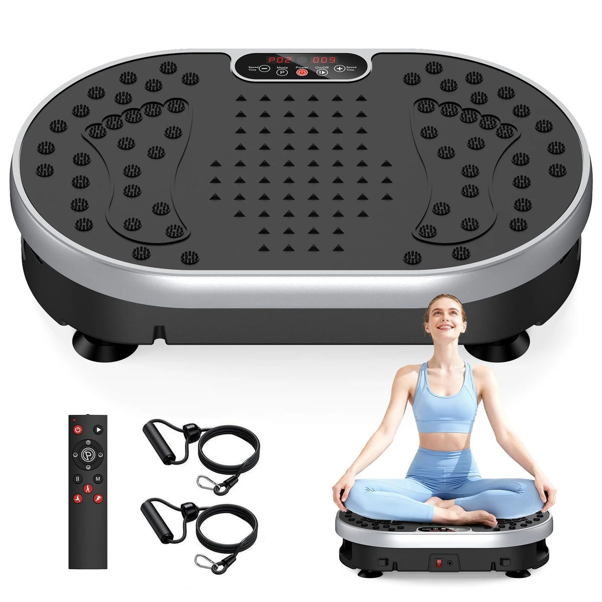HTM Vibration Plate Exercise Machine For Home Fitness