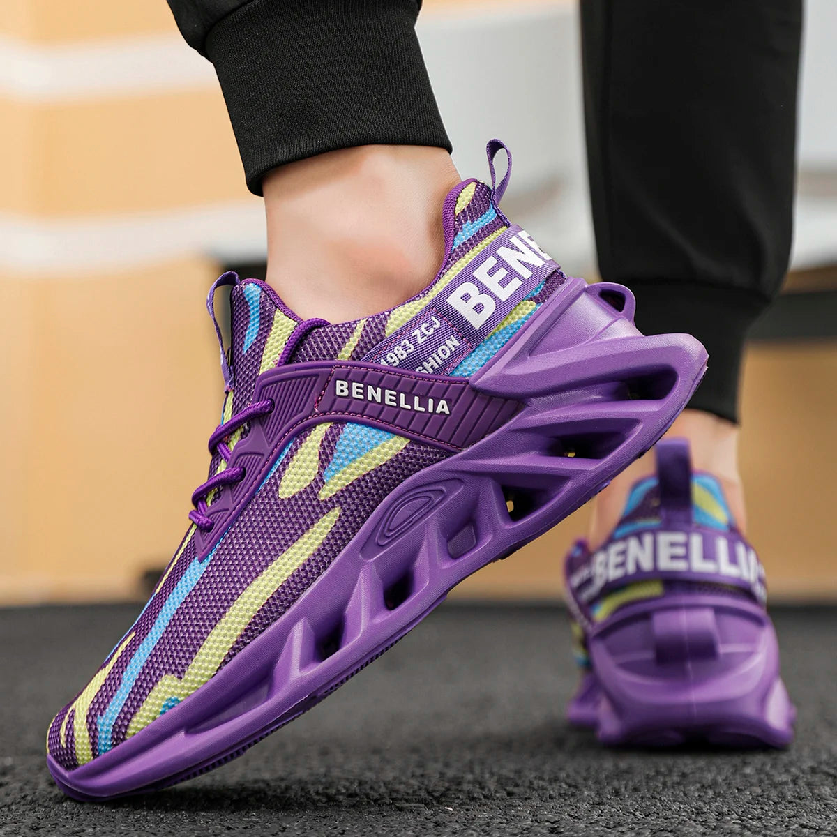 Breathable Unisex Mesh Running Shoes For Daily Sports Training