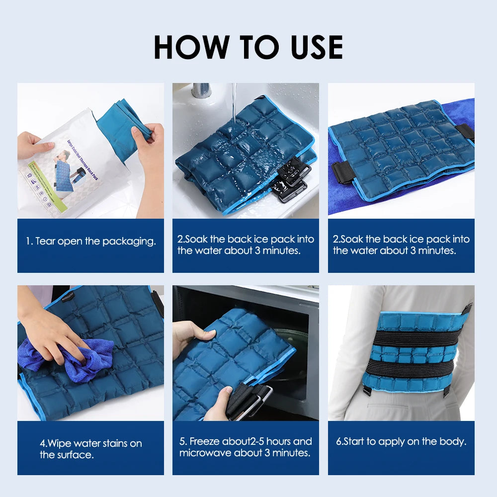 Hailicare Reusable Hot Cold Gel Pack For Muscle Relief