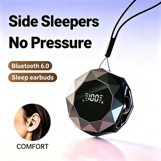SHUKE Wireless Sleep Earbuds With Bluetooth Active Noise Cancellation