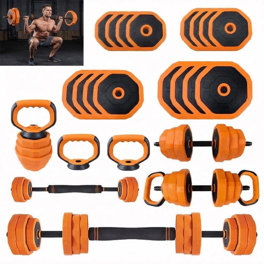 Adjustable Dumbbells Set With Connector For Home Gym Training