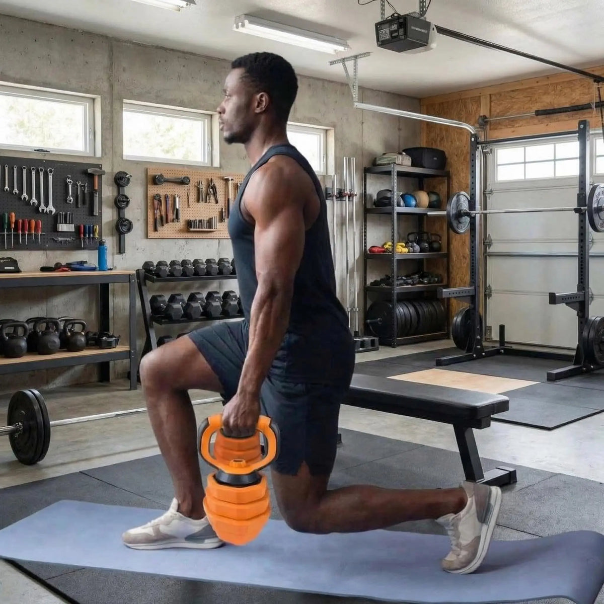 Adjustable Dumbbells Set With Connector For Home Gym Training
