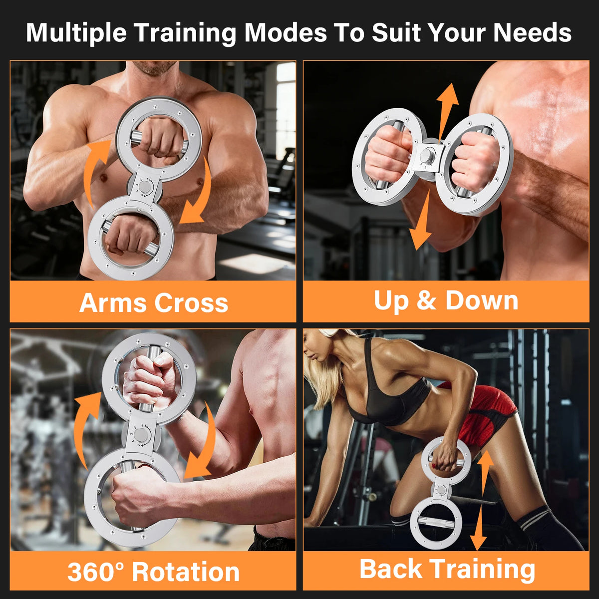 Multifunctional Forearm And Grip Strength Trainer For Arm Workouts