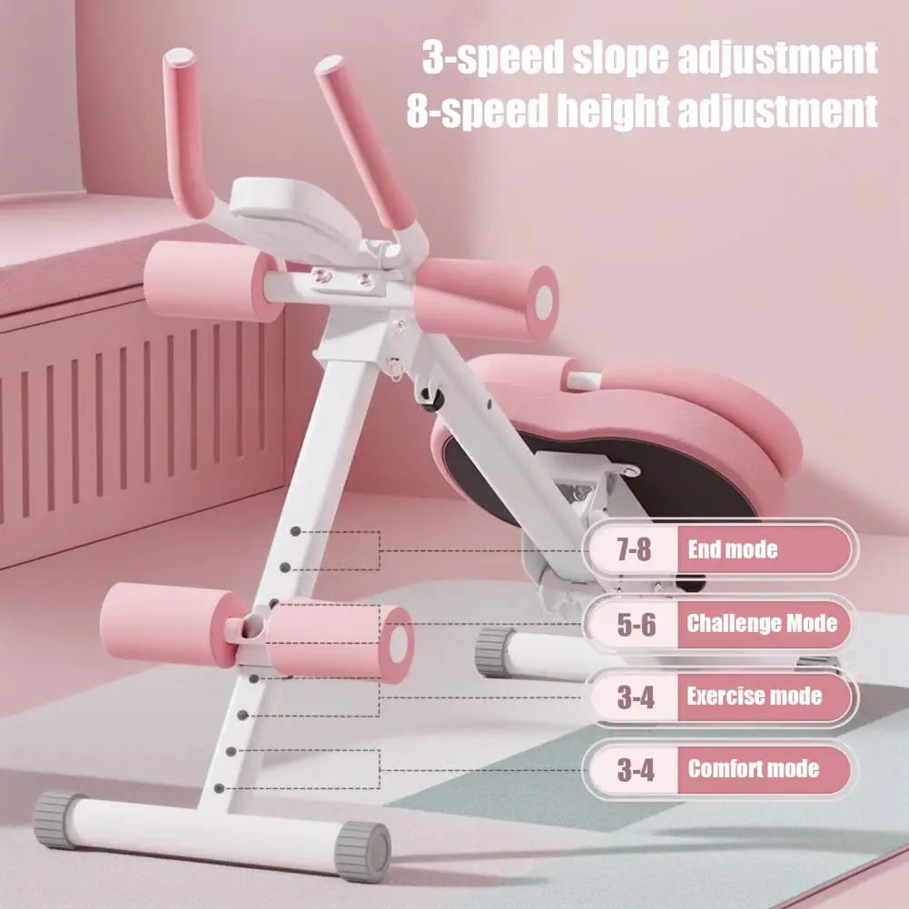Adjustable Abdominal Trainer Machine With LCD Display For Core Workouts