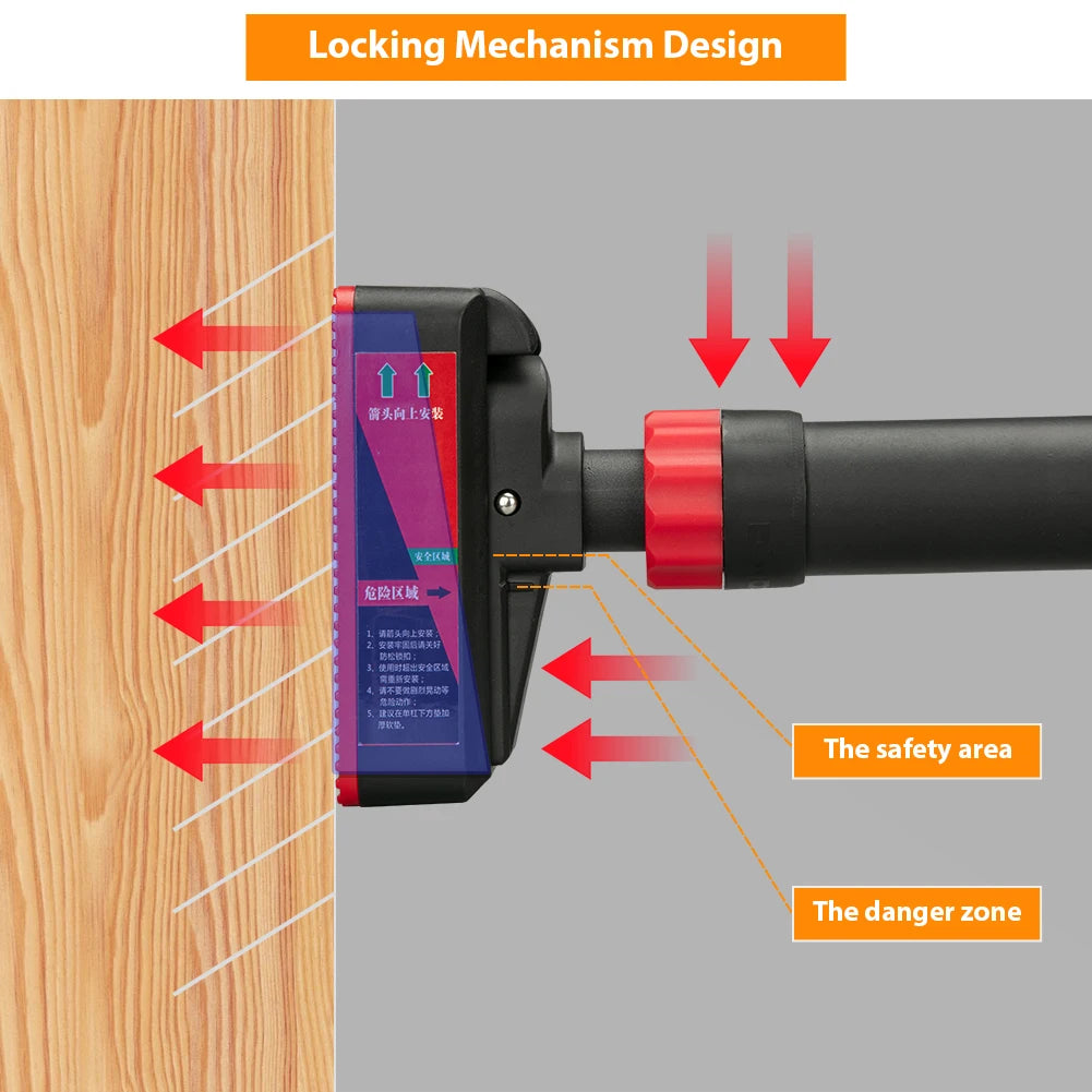 TWISTER.CK Adjustable Doorway Pull Up Bar With Self Locking Feature