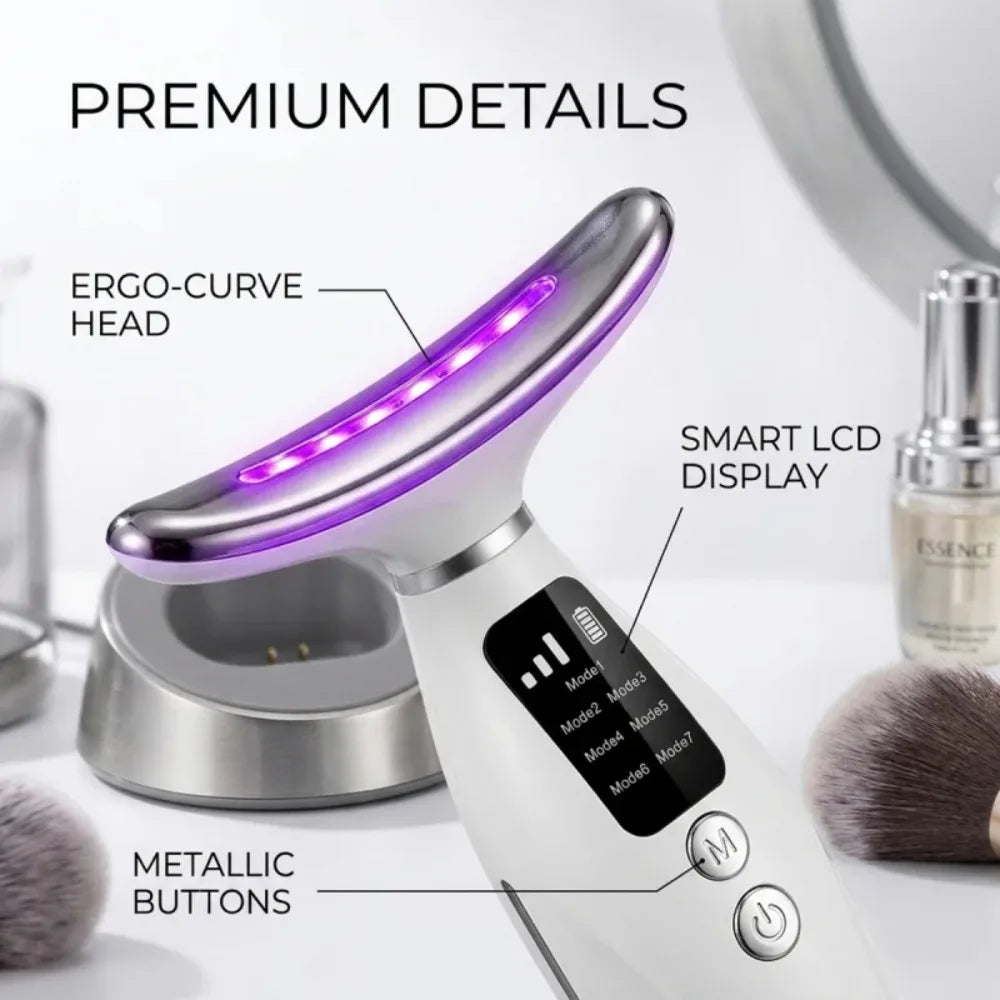 Hailicare LED Facial Massager Heating Vibration Skin Tightening Device