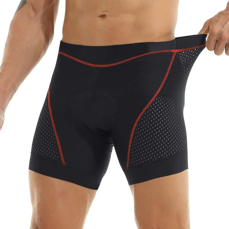 X-TIGER Men's 5D Gel Padded Cycling Liner Shorts For MTB