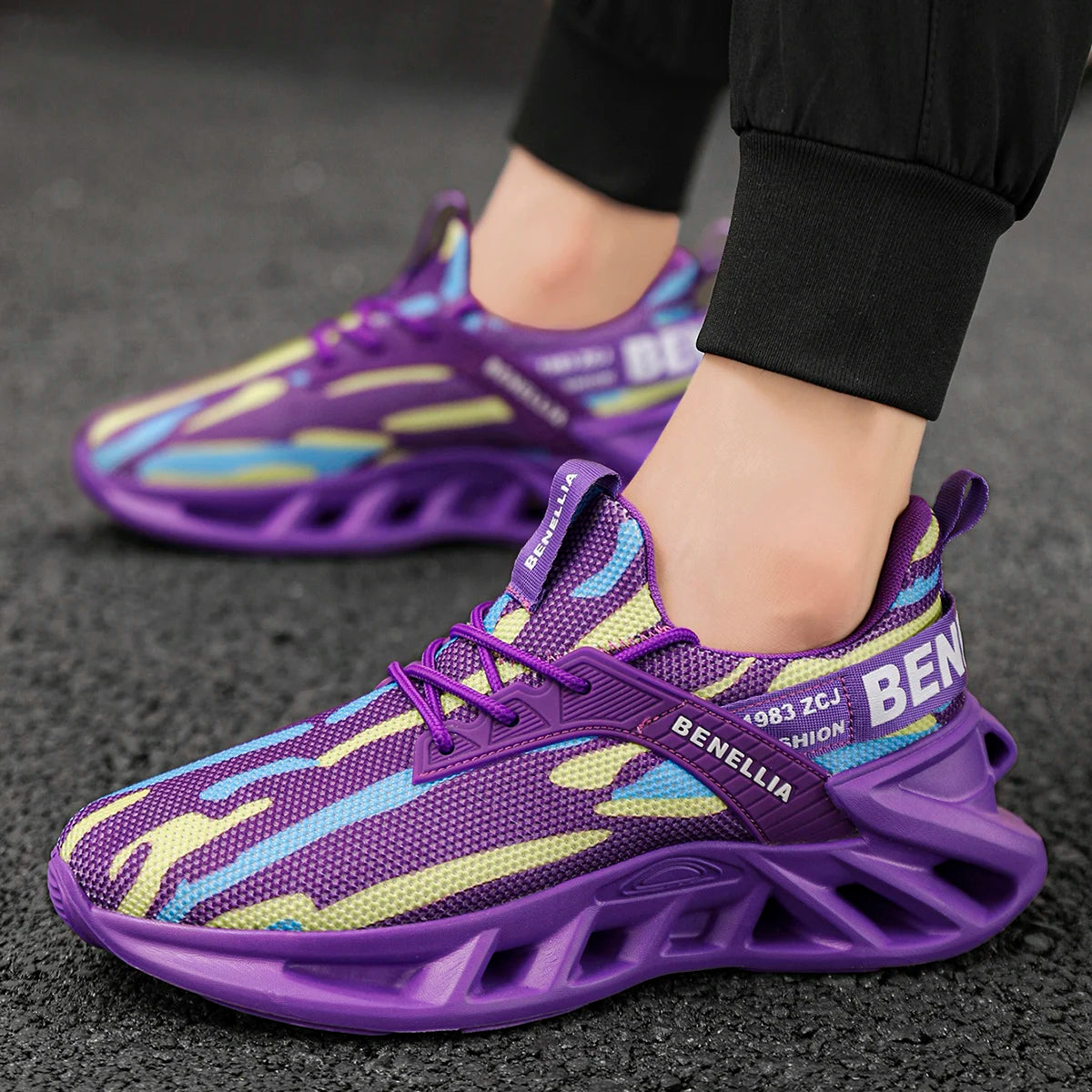 Breathable Unisex Mesh Running Shoes For Daily Sports Training