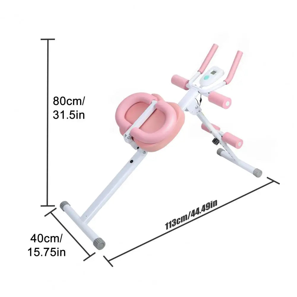 Adjustable Abdominal Trainer Machine With LCD Display For Core Workouts