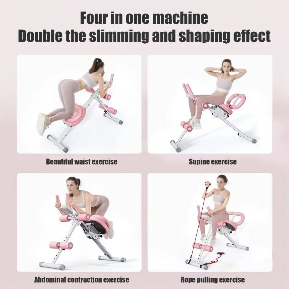 Adjustable Abdominal Trainer Machine With LCD Display For Core Workouts
