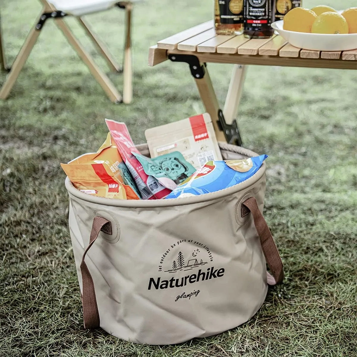 Naturehike Portable Foldable Waterproof Outdoor Storage Bucket