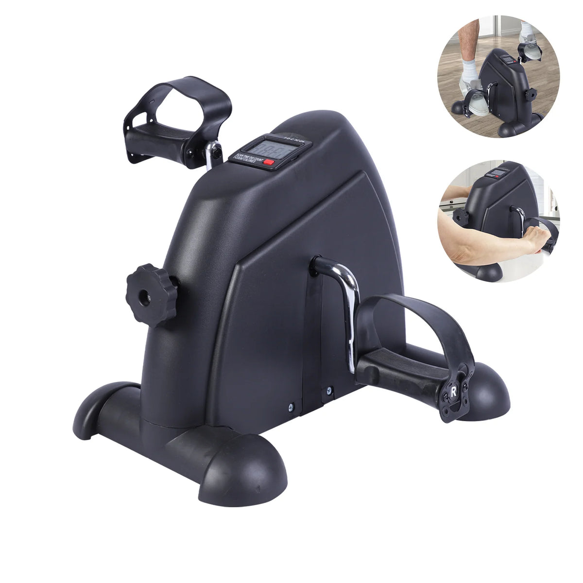 Mini Under Desk Pedal Exerciser With Digital Display For Home