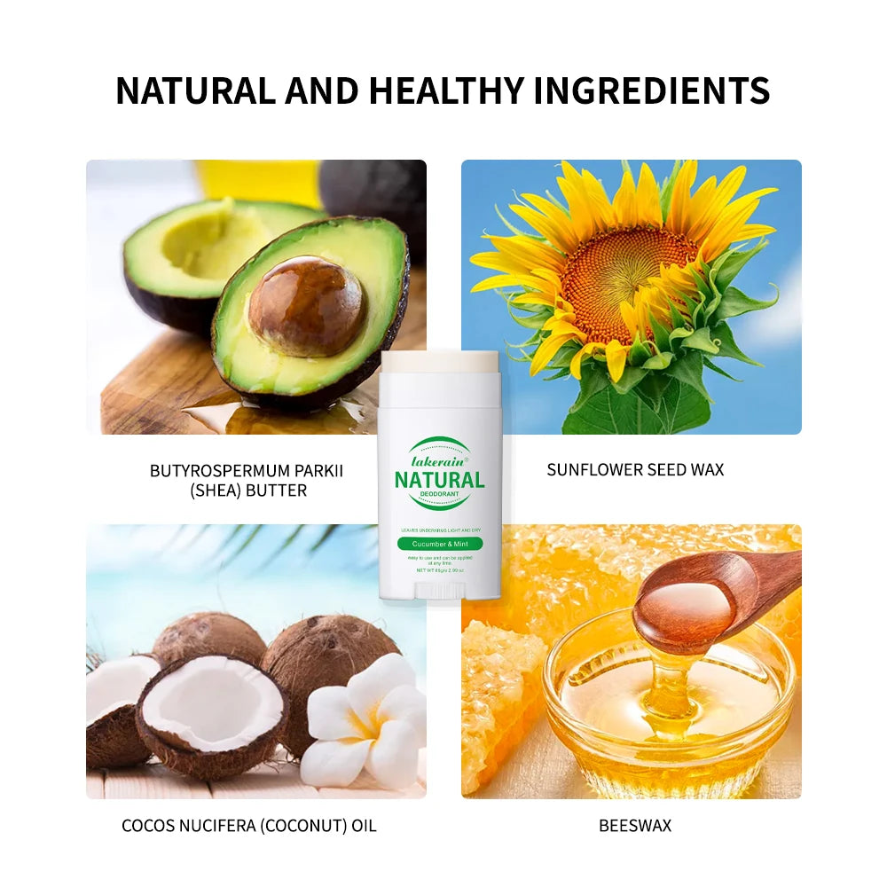Natural Plant Formula Deodorant Long Lasting Antiperspirant For Fresh Armpits