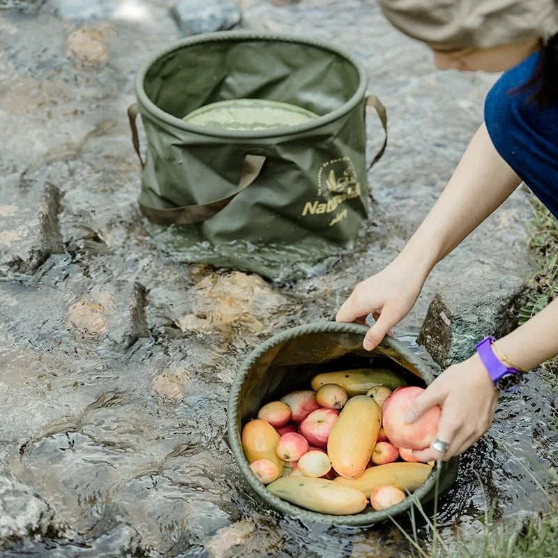Naturehike Portable Foldable Waterproof Outdoor Storage Bucket
