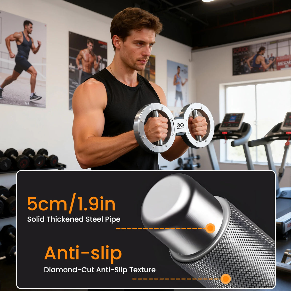Multifunctional Forearm And Grip Strength Trainer For Arm Workouts
