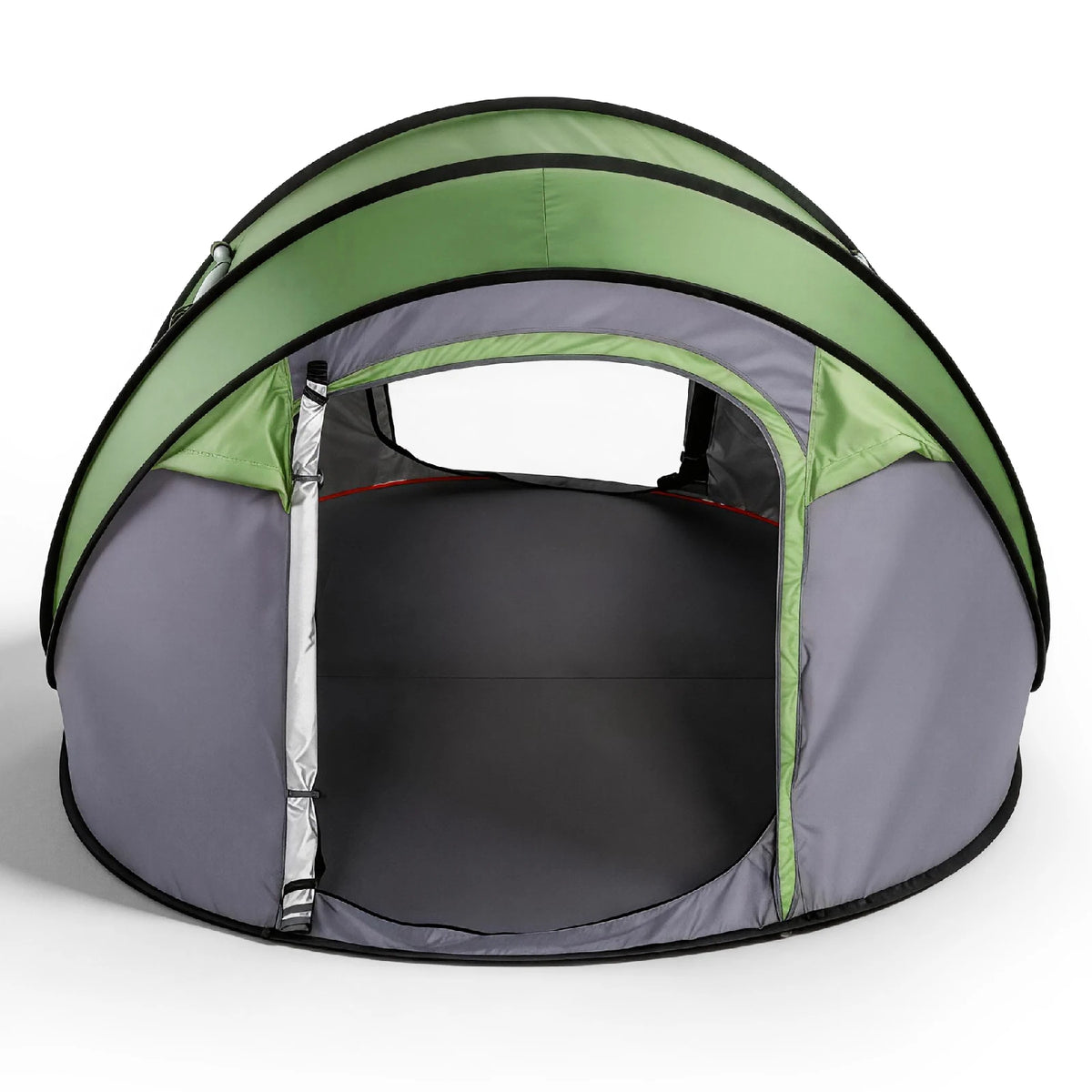 Instant Pop Up Waterproof Camping Tent With Front Awning